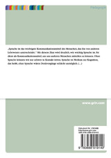 Störungen in der Sprachentwicklung. Pädagogische Hilfen für Kinder im Vorschulalter Störungen in der Sprachentwicklung. Pädagogische Hilfen für Kinder im Vorschulalter