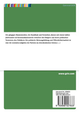 Veränderungen der politischen Kommunikation durch Twitter, Facebook und Co.