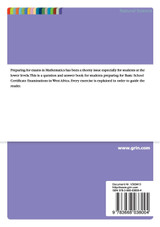 Mathematics for Junior High Schools in West Africa Mathematics for Junior High Schools in West Africa
