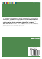 Das Spannungsfeld von Vernunft und Wahnsinn in E.T.A. Hoffmanns "Der Sandmann" Das Spannungsfeld von Vernunft und Wahnsinn in E.T.A. Hoffmanns "Der Sandmann"