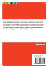 Die Befürwortung der EU-Mitgliedschaft in Deutschland und Frankreich. Analyse der durchschnittlichen Unterstützung im Kontext der ökonomischen Entwicklung zwischen 1993 und 2014