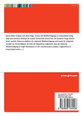 Soziale Ungleichheit als Faktor der sinkenden Wahlbeteiligung. Ein Vergleich der Bundestagswahlen 1972 und 2009