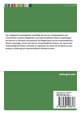 Gemeinsamkeiten und Unterschiede zwischen Alltagswissen und wissenschaftlichem Wissen