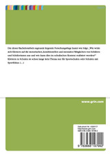 Auswirkungen und Implementierung von Klettern im schulischen Kontext Auswirkungen und Implementierung von Klettern im schulischen Kontext