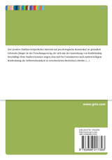 Der Zusammenhang von Krafttraining und allgemeiner Selbstwirksamkeit bei jungen Frauen Der Zusammenhang von Krafttraining und allgemeiner Selbstwirksamkeit bei jungen Frauen