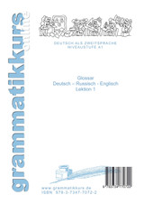 Wörterbuch Deutsch - Russisch - Englisch Niveau A1 Wörterbuch Deutsch - Russisch - Englisch Niveau A1