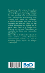 Schopenhauers Biophilosophie Schopenhauers Biophilosophie