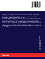 Beiträge zur Geschichte der Gewerbe und Erfindungen Österreichs Beiträge zur Geschichte der Gewerbe und Erfindungen Österreichs
