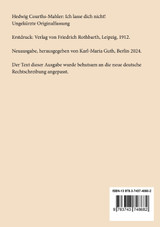 Ich lasse dich nicht! Ich lasse dich nicht!