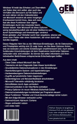 Windows 10 Datenschutzfibel 2019