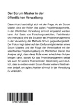 Der Scrum Master in der öffentlichen Verwaltung