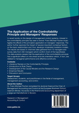 The Application of the Controllability Principle and Managers' Responses