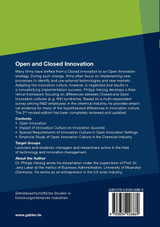 Open and Closed Innovation