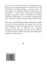 Evolution und Parapsychologie Evolution und Parapsychologie