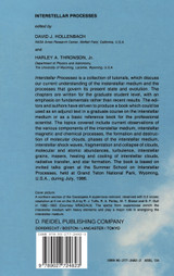 Interstellar Processes Interstellar Processes