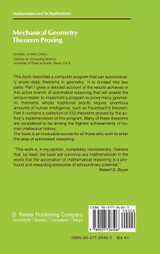 Mechanical Geometry Theorem Proving