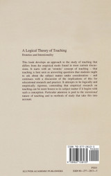 A Logical Theory of Teaching
