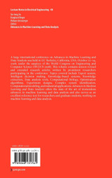 Advances in Machine Learning and Data Analysis