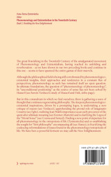 Phenomenology and Existentialism in the Twenthieth Century