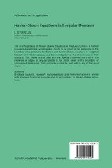 Navier-Stokes Equations in Irregular Domains