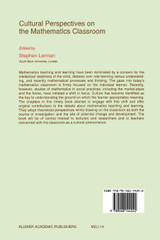 Cultural Perspectives on the Mathematics Classroom