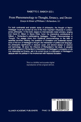 From Phenomenology to Thought, Errancy, and Desire