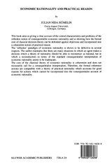 Economic Rationality and Practical Reason