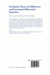 Oscillation Theory for Difference and Functional Differential Equations