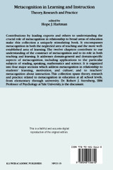 Metacognition in Learning and Instruction Metacognition in Learning and Instruction