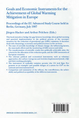 Goals and Economic Instruments for the Achievement of Global Warming Mitigation in Europe