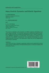 Many-Particle Dynamics and Kinetic Equations