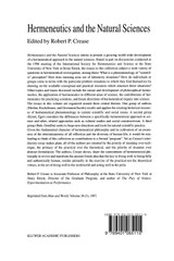 Hermeneutics and the Natural Sciences
