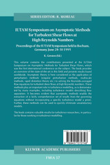 IUTAM Symposium on Asymptotic Methods for Turbulent Shear Flows at High Reynolds Numbers
