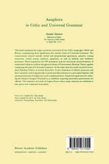 Anaphora in Celtic and Universal Grammar