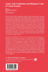 Amino Acid Composition and Biological Value of Cereal Proteins