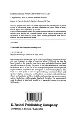 Unbounded Non-Commutative Integration