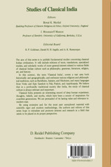 Tradition and Argument in Classical Indian Linguistics Tradition and Argument in Classical Indian Linguistics