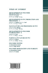 Degradation and Stabilisation of PVC