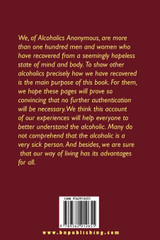 Alcoholics Anonymous - Big Book Special Edition - Including