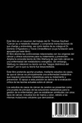 Resumen de El cáncer como enfermedad metabólica por el Dr. Thomas Seyfried
