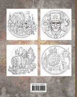 Steampunk Universe Coloring Book For Adults