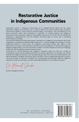 Restorative Justice in Indigenous Communities Restorative Justice in Indigenous Communities