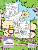 Cute Kawaii Animals Having a Picnic Coloring Book