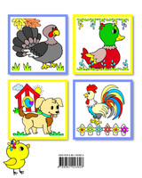 Animais de Fazenda Livro para Colorir Animais de Fazenda Livro para Colorir