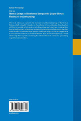 Thermal Springs and Geothermal Energy in the Qinghai-Tibetan Plateau and the Surroundings