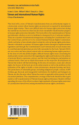 Taiwan and International Human Rights Taiwan and International Human Rights