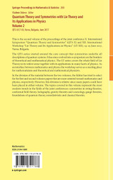 Quantum Theory and Symmetries with Lie Theory and Its Applications in Physics Volume 2