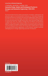 Innovative Design, Analysis and Development Practices in Aerospace and Automotive Engineering (I-DAD 2018)