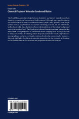 Chemical Physics of Molecular Condensed Matter Chemical Physics of Molecular Condensed Matter