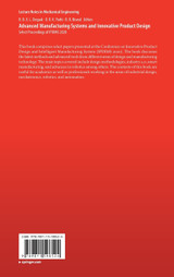 Advanced Manufacturing Systems and Innovative Product Design Advanced Manufacturing Systems and Innovative Product Design